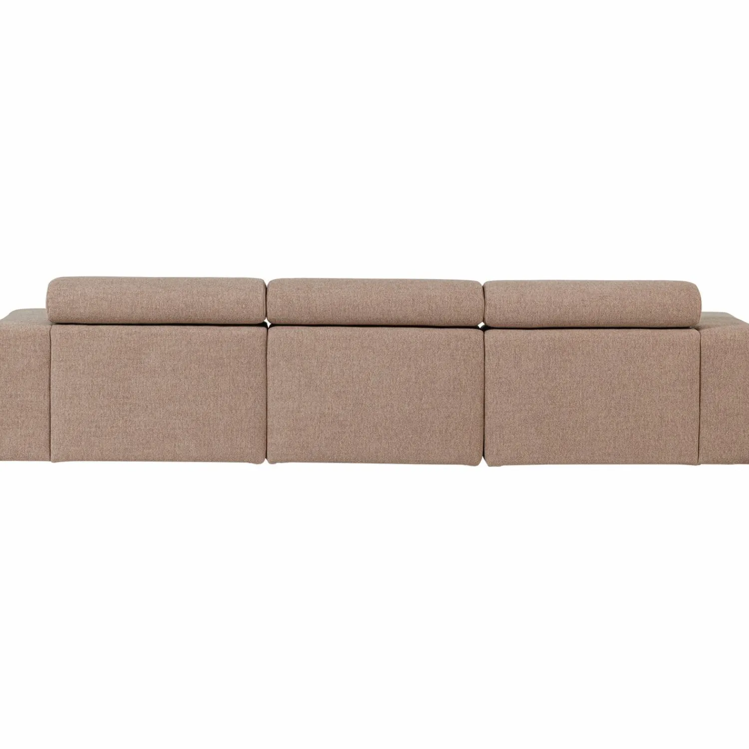Hot WOOOD Novi chaise longue bank links bouclé Taupe