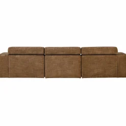 New WOOOD Novi chaise longue bank links karamelbruin melange Karamel melange