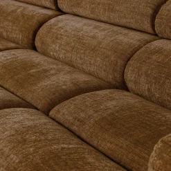 New WOOOD Novi chaise longue bank links karamelbruin melange Karamel melange