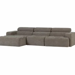Online WOOOD Novi chaise longue bank links Grijs melange