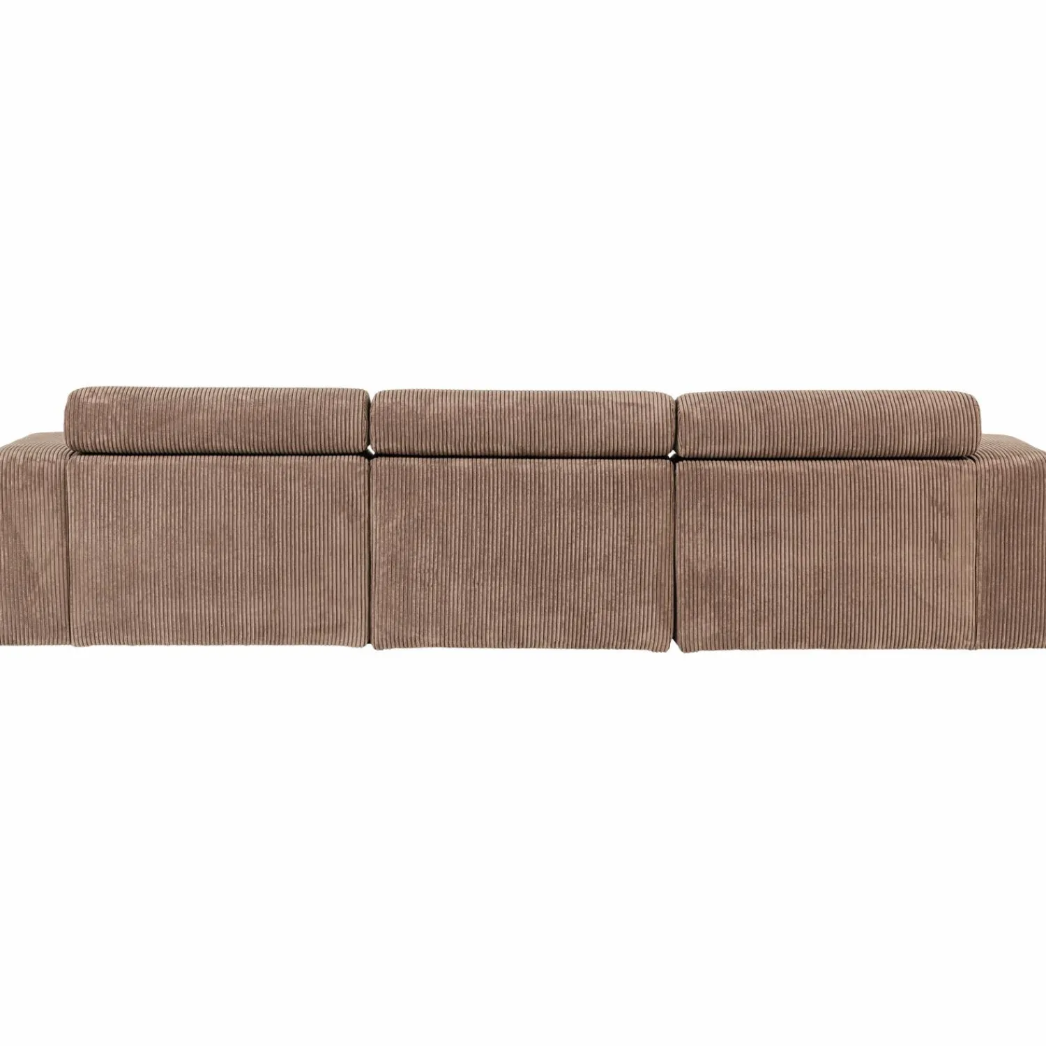 Best WOOOD Novi chaise longue bank links ribstof Taupe