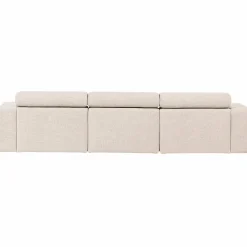 Online WOOOD Novi chaise longue bank links bouclé Naturel