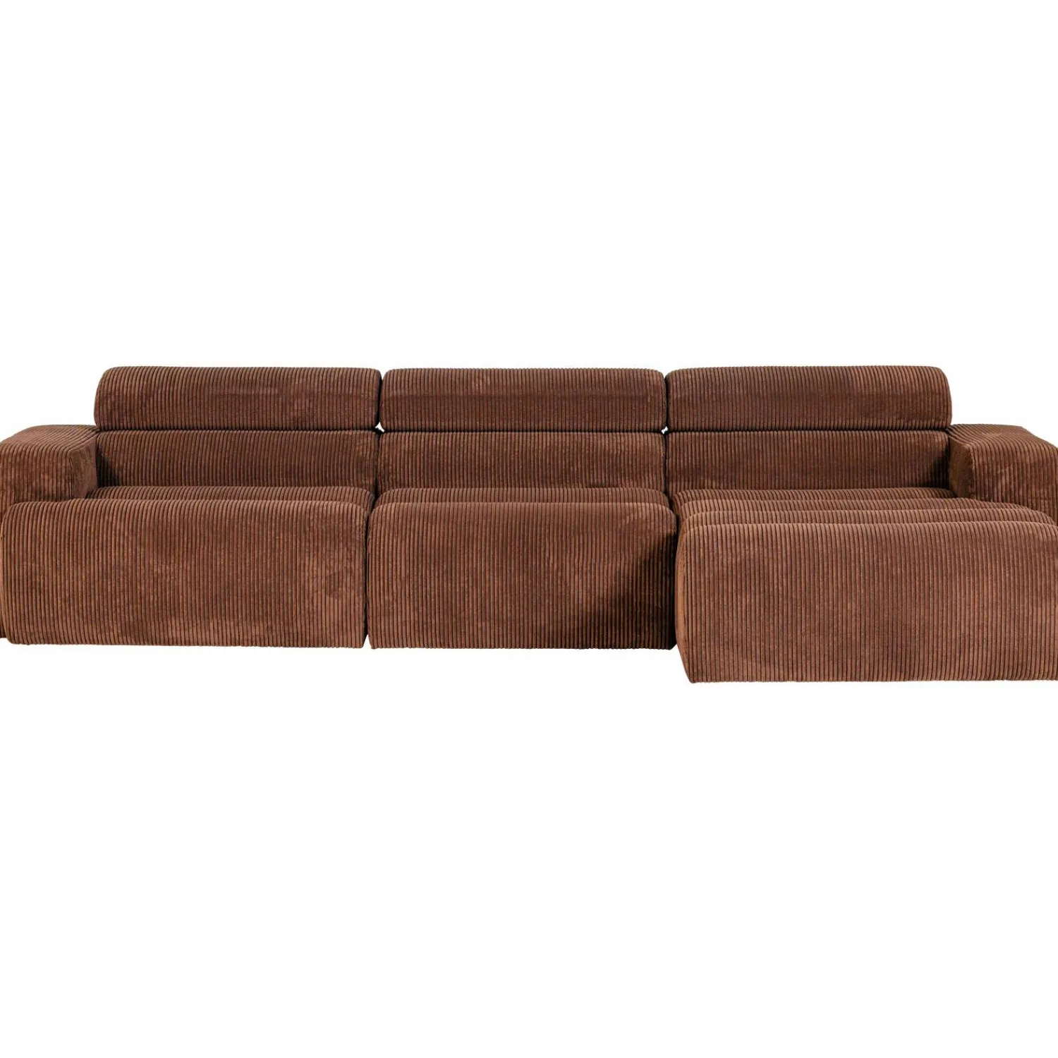 New WOOOD Novi chaise longue bank rechts ribstof Terra