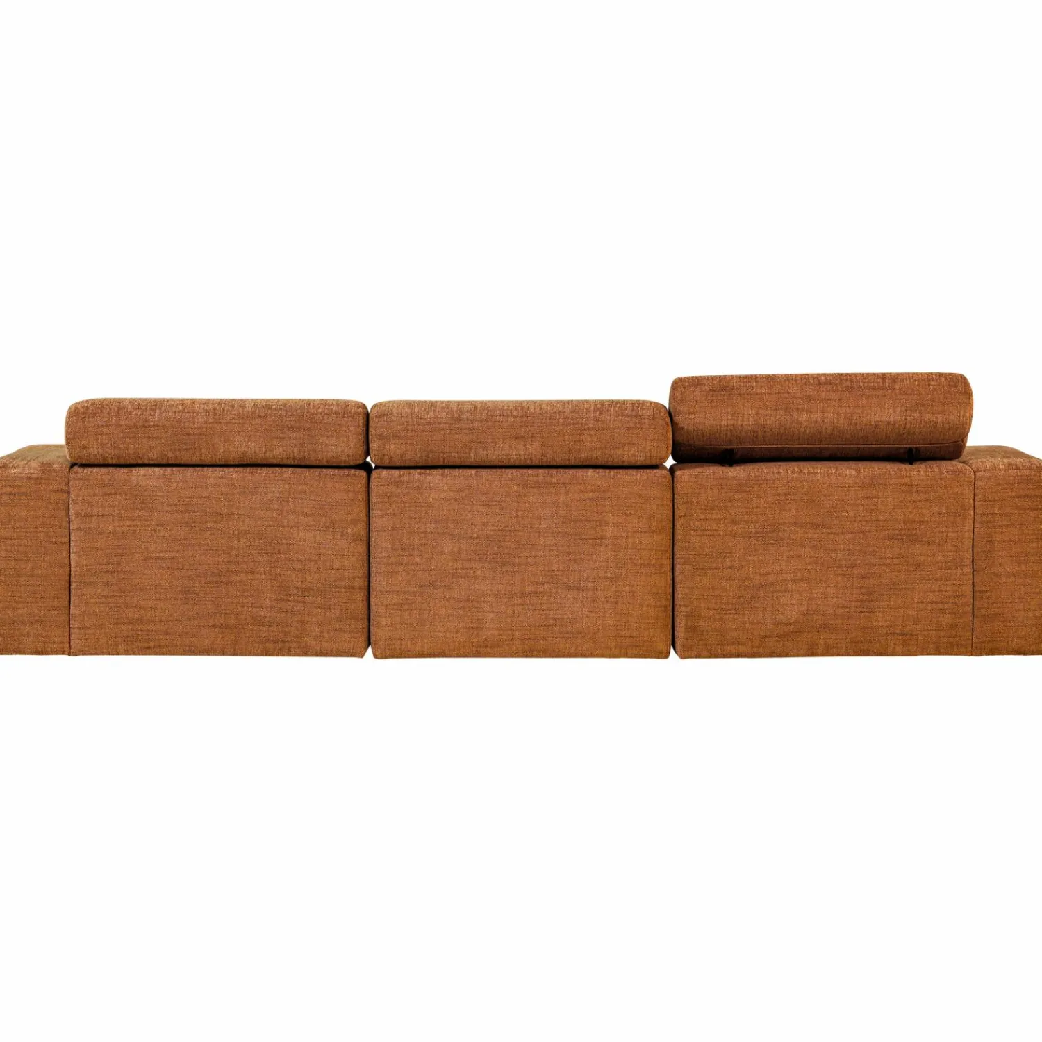 Best WOOOD Novi chaise longue bank rechts Oranje melange