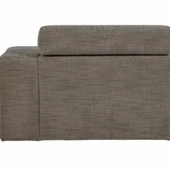 Hot WOOOD Novi chaise longue element arm rechts Grijs melange