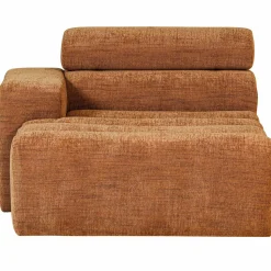 Outlet WOOOD Novi chaise longue element arm links melange Oranje