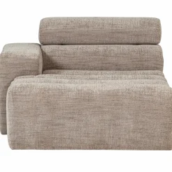 New WOOOD Novi chaise longue element arm links Naturel melange