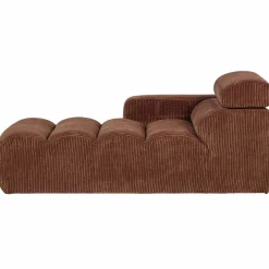 Online WOOOD Novi chaise longue element arm links ribstof Terra