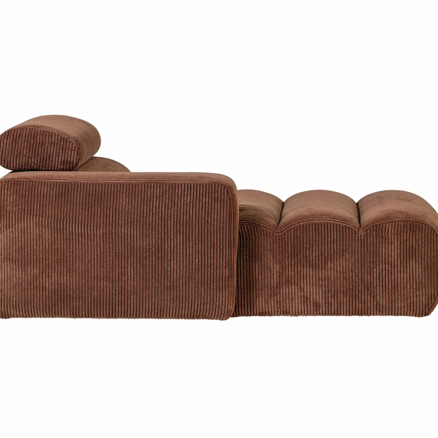Online WOOOD Novi chaise longue element arm links ribstof Terra