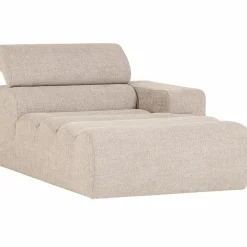 Sale WOOOD Novi chaise longue element arm rechts bouclé Naturel