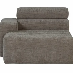 Discount WOOOD Novi chaise longue element arm links Grijs melange