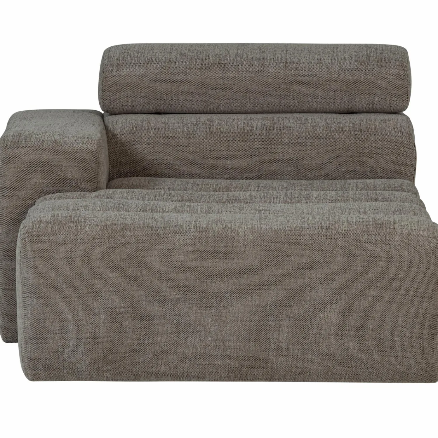 Discount WOOOD Novi chaise longue element arm links Grijs melange