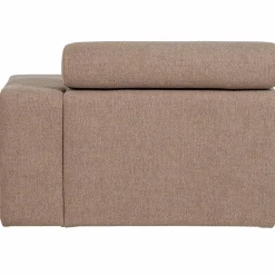 Clearance WOOOD Novi chaise longue element arm rechts bouclé Taupe
