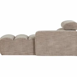Hot WOOOD Novi chaise longue element arm rechts Naturel melange