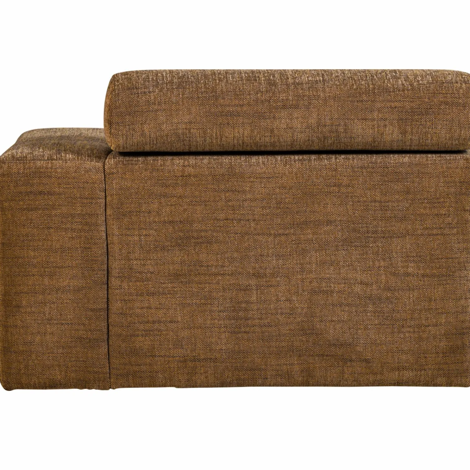 Online WOOOD Novi chaise longue element arm rechts karamelbruin melange Karamel melange