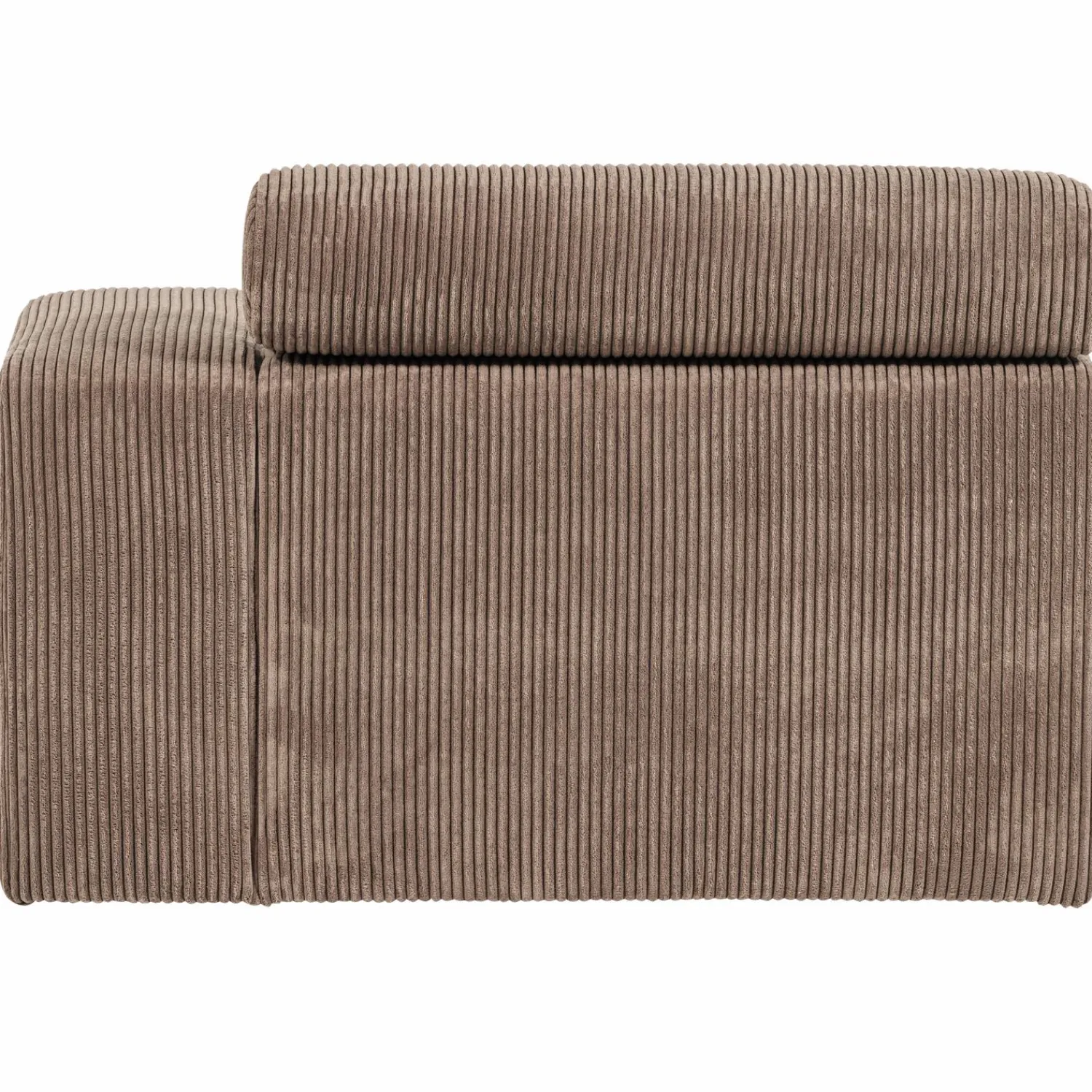 Best WOOOD Novi chaise longue element arm rechts ribstof Taupe