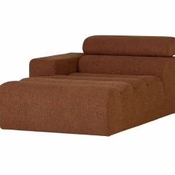 Online WOOOD Novi chaise longue element arm links bouclé Terra