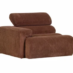 Outlet WOOOD Novi 1-zits element arm links ribstof Terra