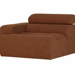 Best WOOOD Novi 1-zits element arm links bouclé Terra