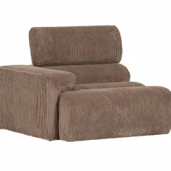 Online WOOOD Novi 1-zits element arm links ribstof Taupe