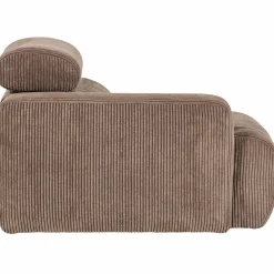 Online WOOOD Novi 1-zits element arm links ribstof Taupe