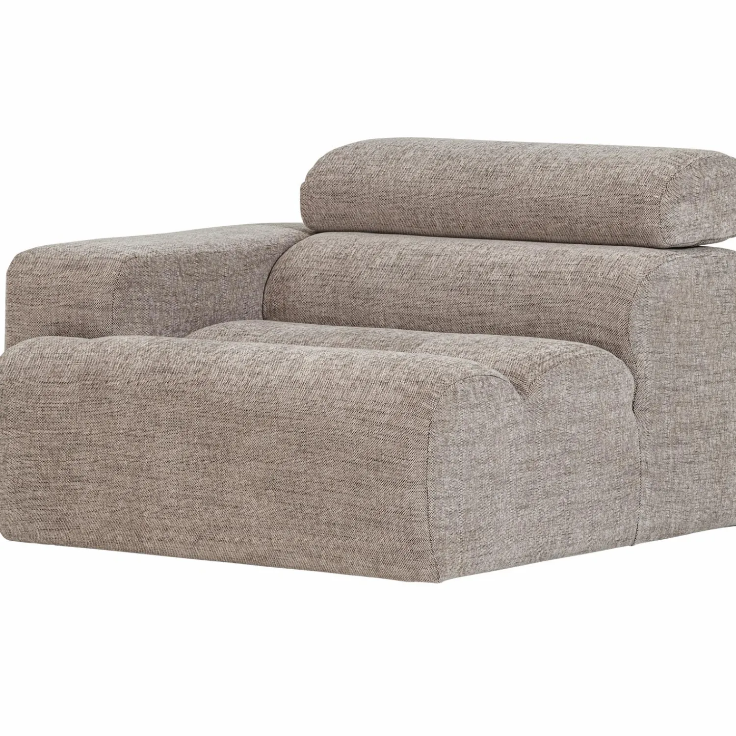 Sale WOOOD Novi 1-zits element arm links Naturel melange