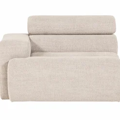 Outlet WOOOD Novi 1-zits element arm links bouclé Naturel