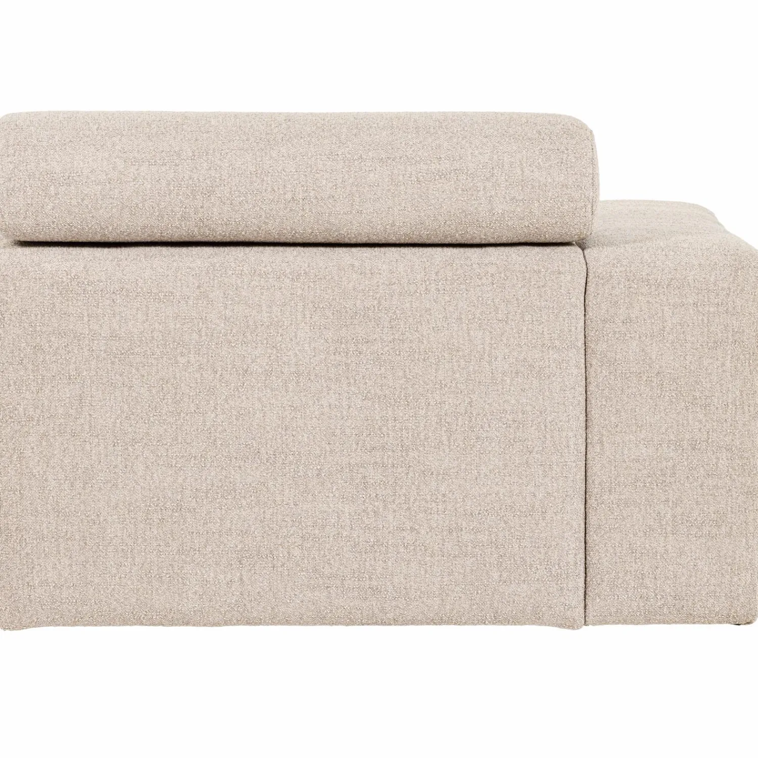 Outlet WOOOD Novi 1-zits element arm links bouclé Naturel