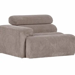 Outlet WOOOD Novi 1-zits element arm links ribstof Zand