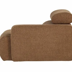 Discount WOOOD Novi 1-zits element arm rechts bouclé bruin Karamel