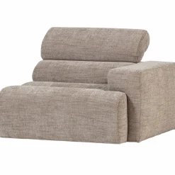 Online WOOOD Novi 1-zits element arm rechts Naturel melange