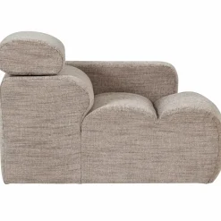 Online WOOOD Novi 1-zits element arm rechts Naturel melange