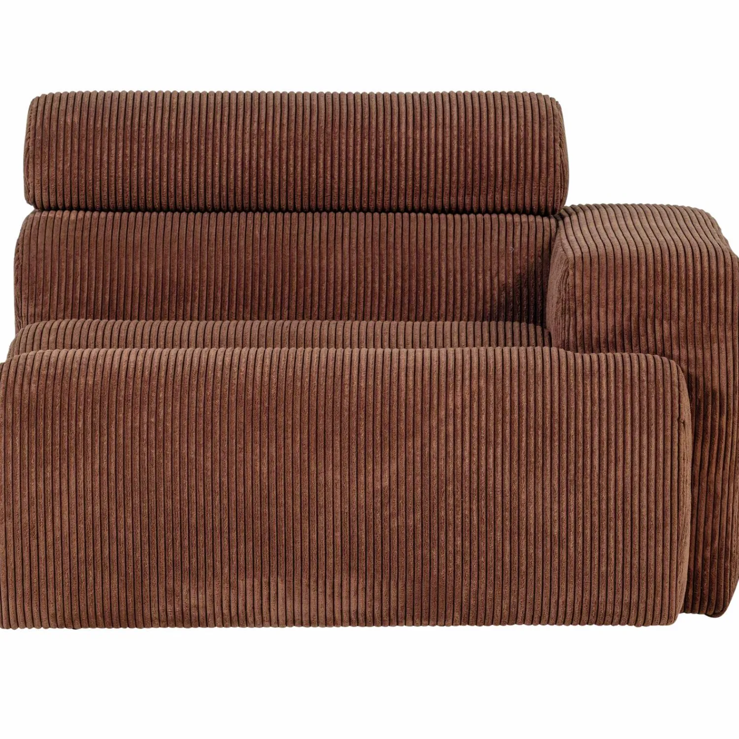 Online WOOOD Novi 1-zits element arm rechts ribstof Terra