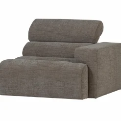Best WOOOD Novi 1-zits element arm rechts Grijs melange