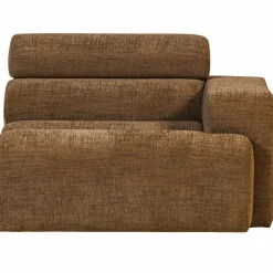 Online WOOOD Novi 1-zits element arm rechts karamelbruin melange Karamel melange
