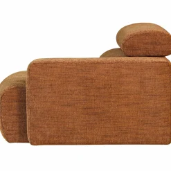 Online WOOOD Novi 1-zits element arm rechts melange Oranje