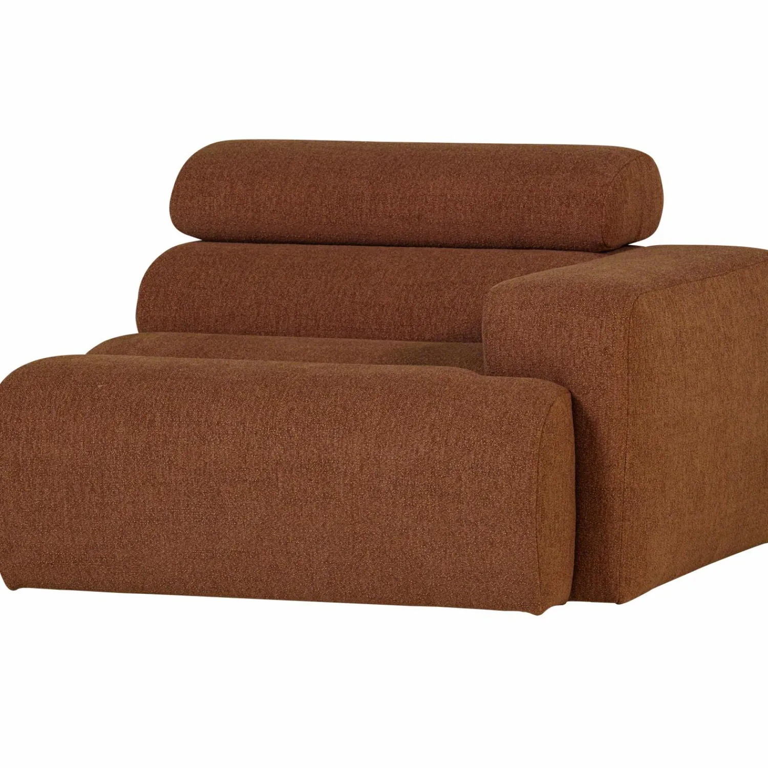 New WOOOD Novi 1-zits element arm rechts bouclé Terra