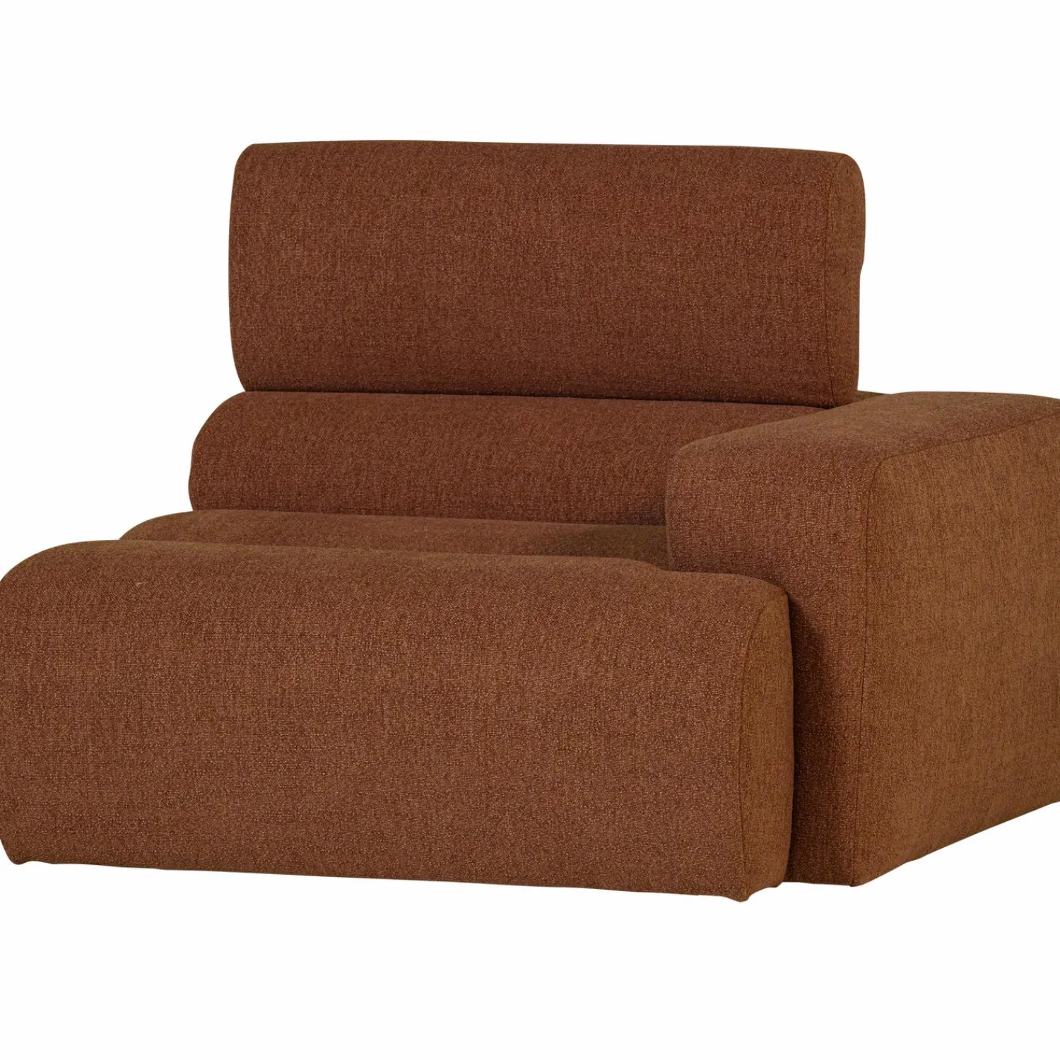 New WOOOD Novi 1-zits element arm rechts bouclé Terra