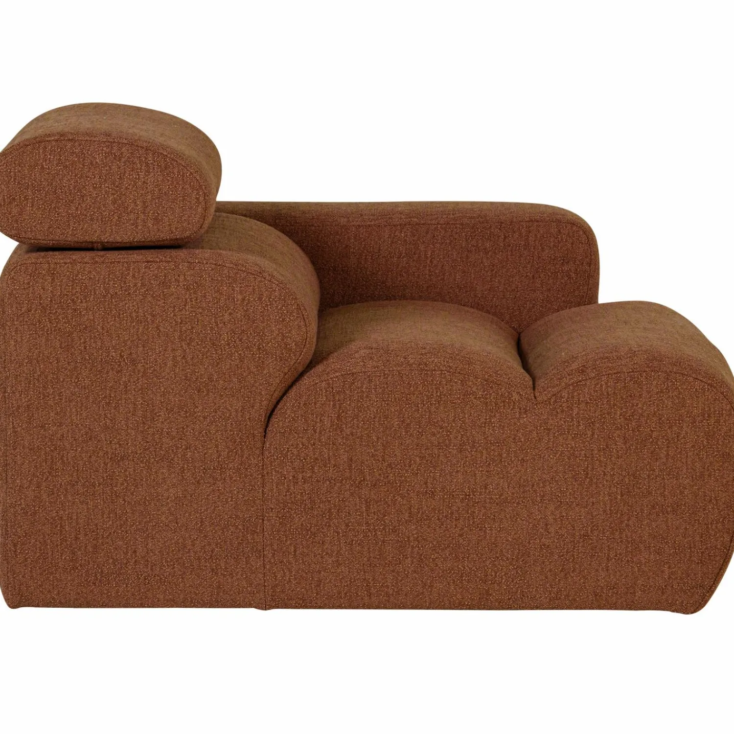 New WOOOD Novi 1-zits element arm rechts bouclé Terra