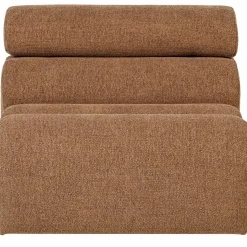 Hot WOOOD Novi 1-zits element bouclé bruin Karamel