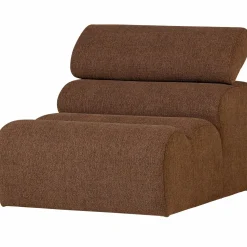 Discount WOOOD Novi 1-zits element bouclé Mokkabruin