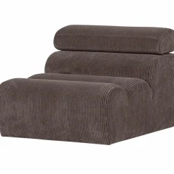 Best WOOOD Novi 1-zits element ribstof grijsbruin Grijs/bruin