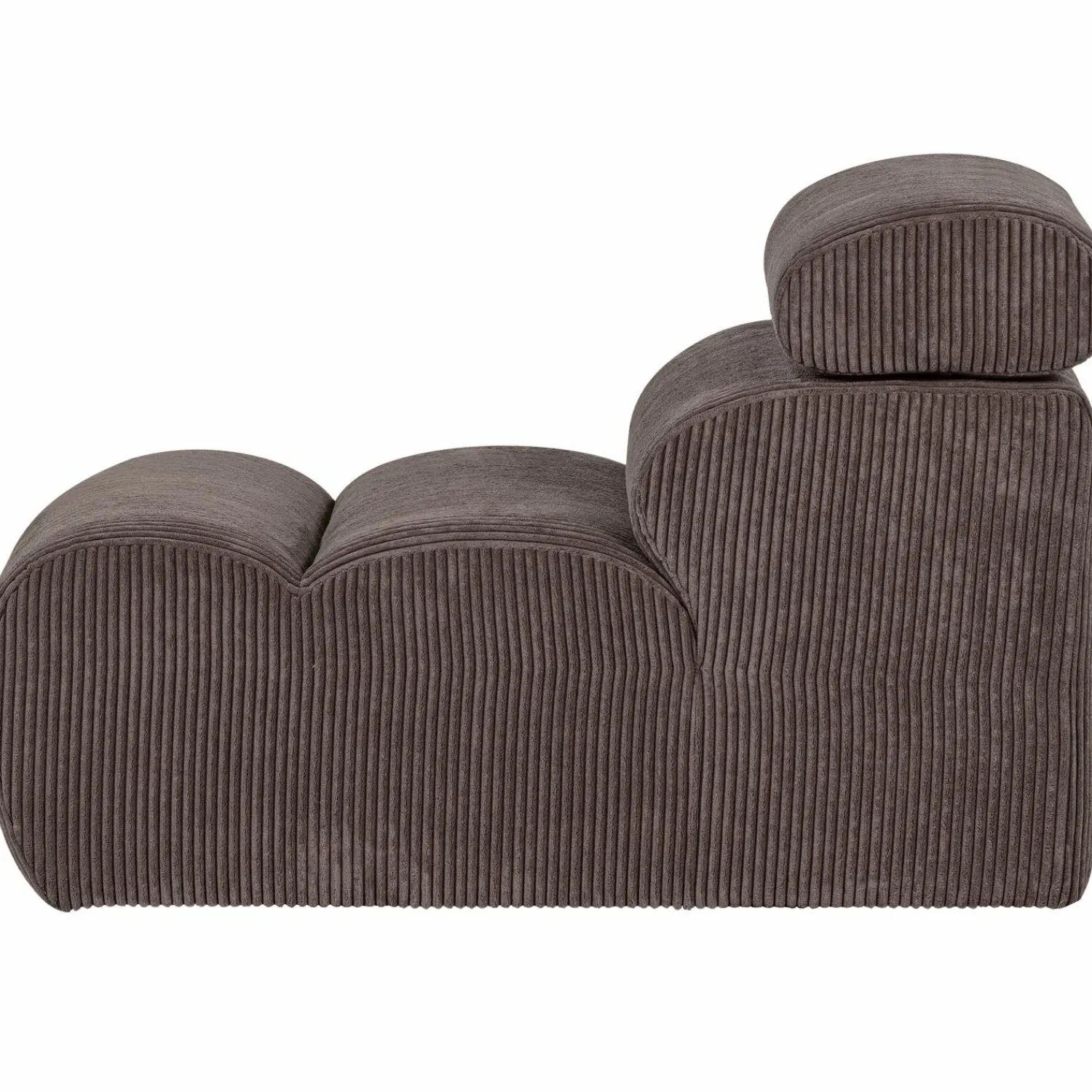 Best WOOOD Novi 1-zits element ribstof grijsbruin Grijs/bruin