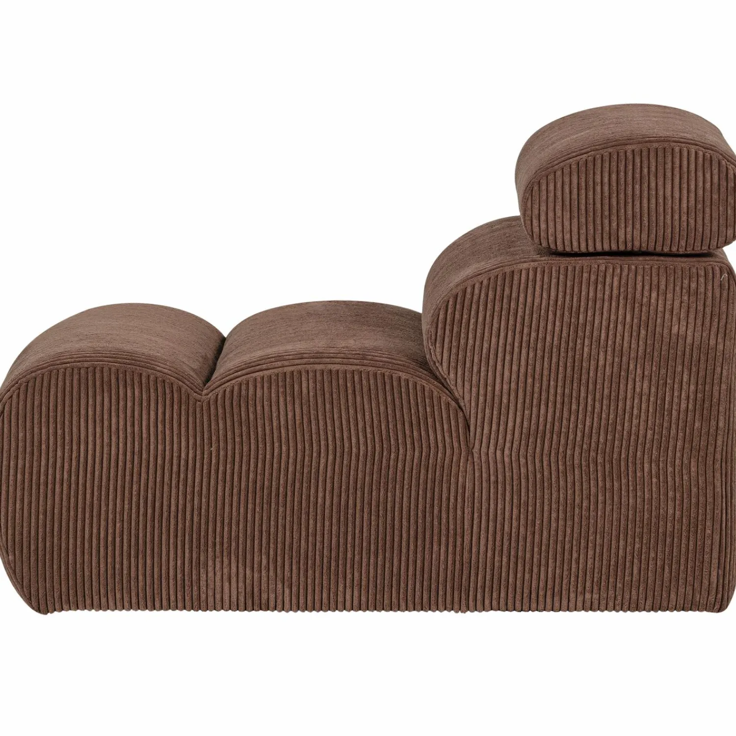 Outlet WOOOD Novi 1-zits element ribstof Mokkabruin