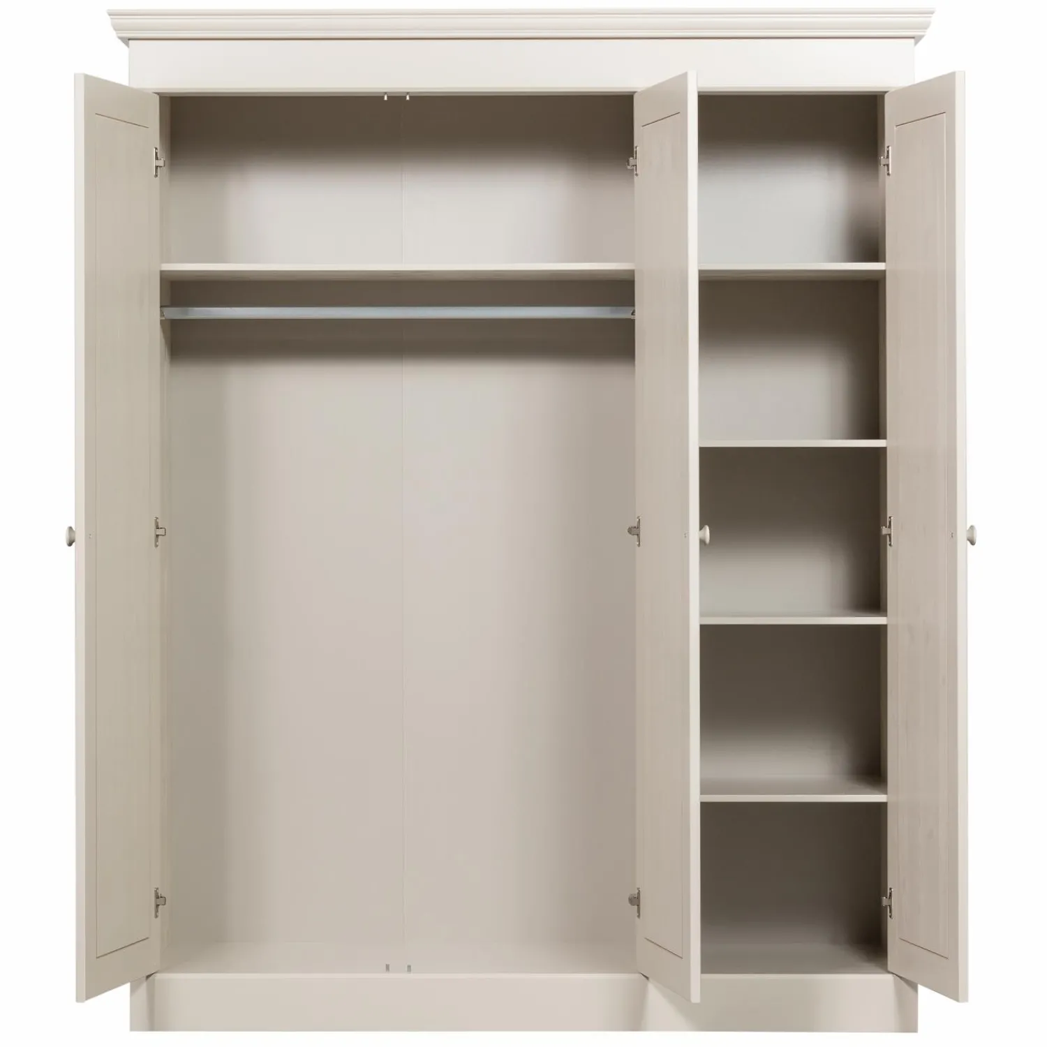 Best WOOOD Olivia kledingkast grenen dust