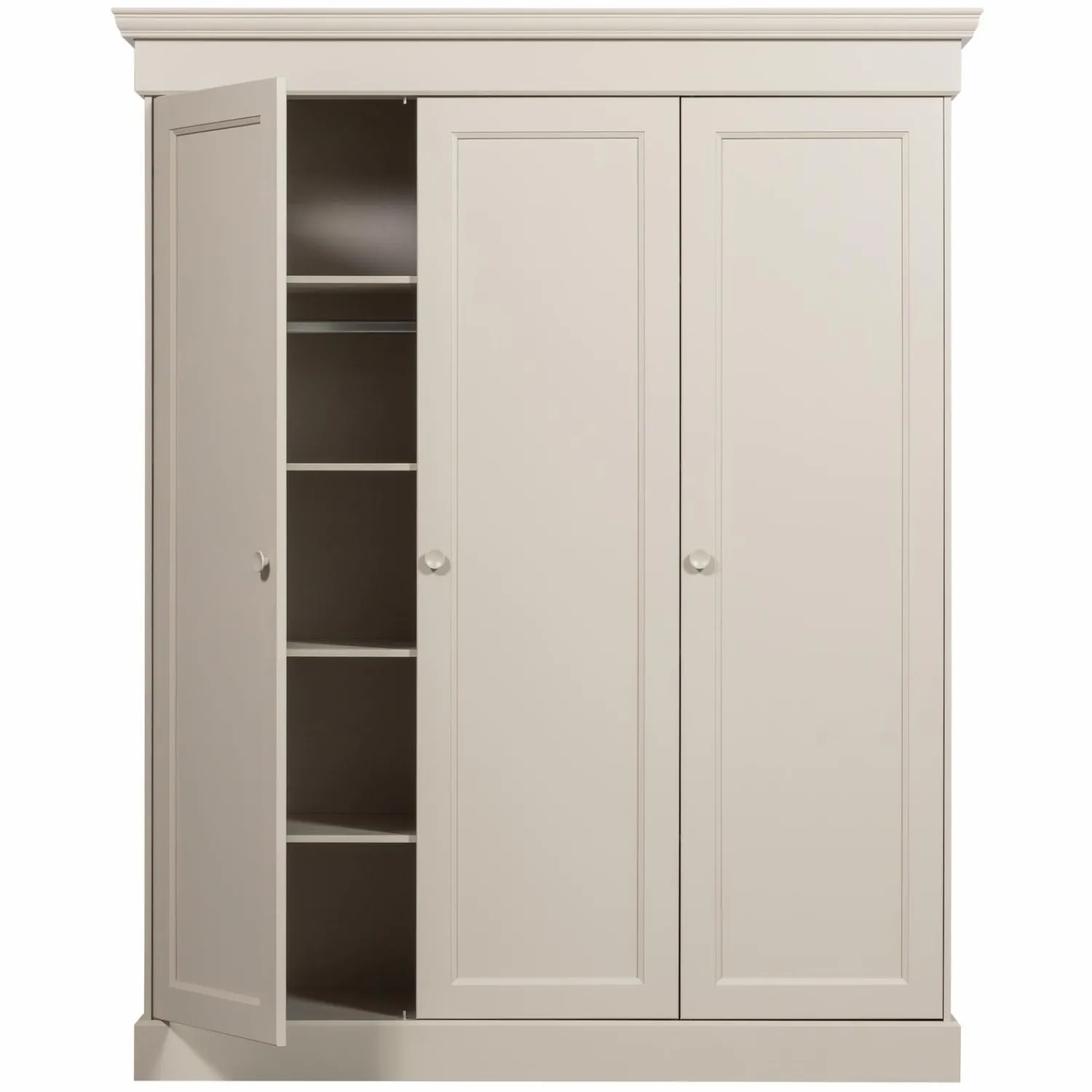 Best WOOOD Olivia kledingkast grenen dust