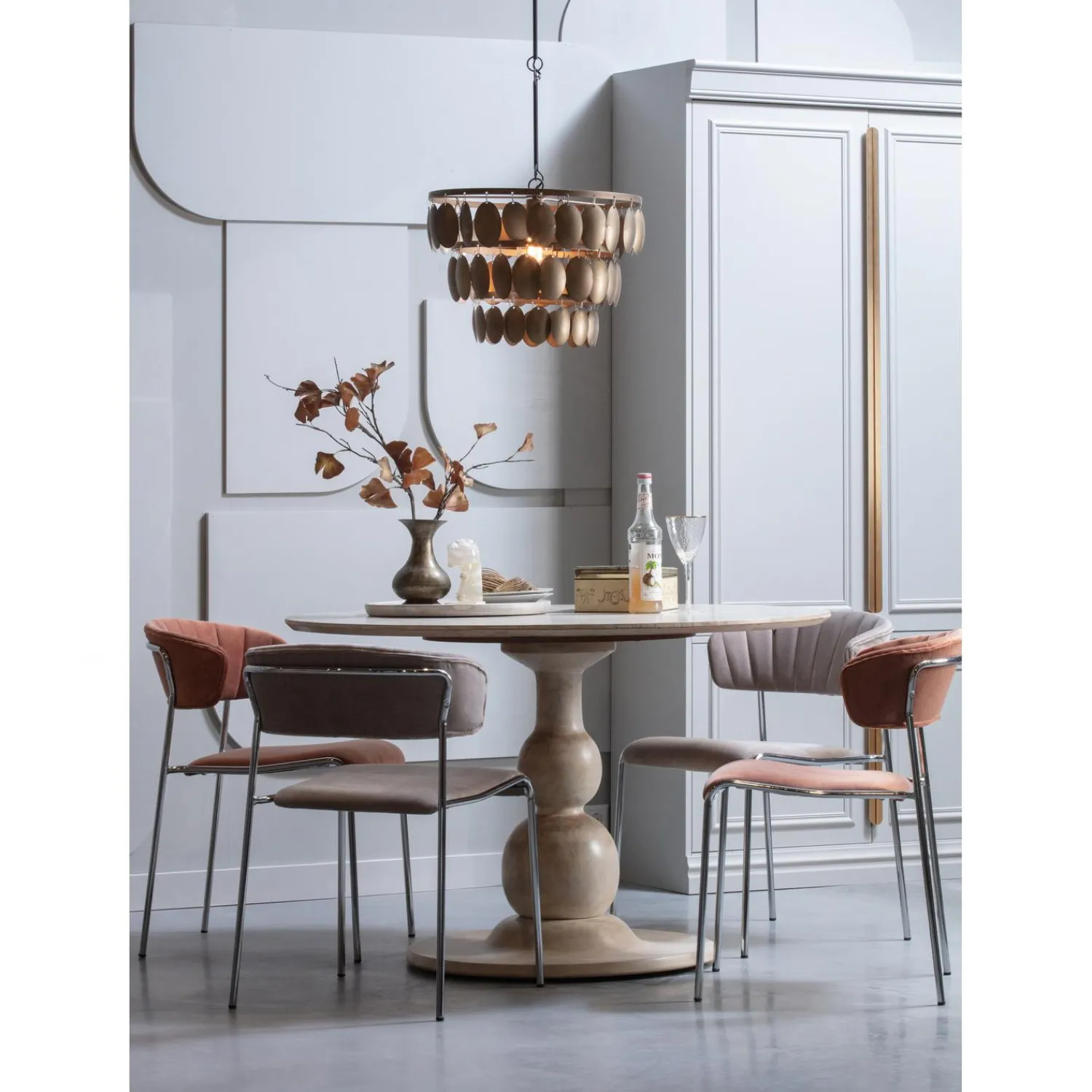 New WOOOD Organize kast 62 cm grenen mist