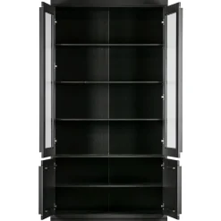 Best WOOOD Organize vitrinekast 44 cm grenen matzwart