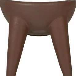 Clearance WOOOD Orio tuin loungestoel vezelversterkte polymeer rood/bruin