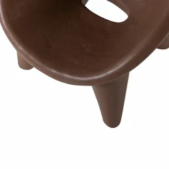 Clearance WOOOD Orio tuin loungestoel vezelversterkte polymeer rood/bruin